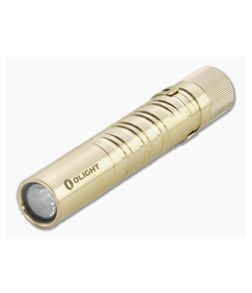 Olight i3T EOS Brass AAA 180 Lumen Slim Tail Switch Flashlight - OL-I3T-BR 1
