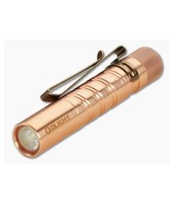 Olight i3T EOS Raw Copper AAA 180 Lumen Slim Tail Switch Flashlight - OL-I3T-CU 1