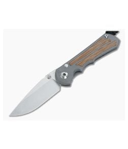 Chris Reeve Small Inkosi Stonewashed S45VN Natural Micarta Inlay Folder - CRK-SIN-1014 1