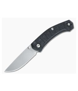 GiantMouse ACE Iona Black G10 Stonewashed M390 Liner Lock Folder - GM-IONA-BLACK-G10 1