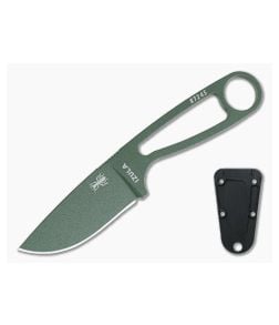 ESEE Izula OD Green with Sheath - ESEE-IZULA-OD 1