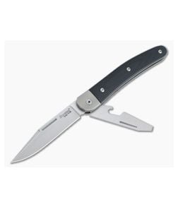 LionSteel Jack 2 M390 Black G10 Modern Traditional Slip Joint JK2-GBK - LS-JK2-GBK 1