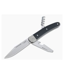 LionSteel Jack 3 M390 Black G10 Modern Traditional Slip Joint JK3-GBK - LS-JK3-GBK 1