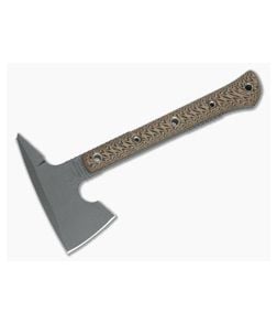 RMJ Tactical Jenny Wren Spike Hyena Brown 80CrV2 Tomahawk - RMJ-JW-HB 1