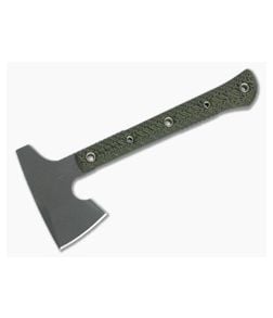 RMJ Tactical Jenny Wren Hammer Pole Dirty Olive 80CrV2 Tomahawk - RMJ-JWHP-DO 1
