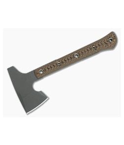 RMJ Tactical Jenny Wren Hammer Pole Hyena Brown 80CrV2 Tomahawk - RMJ-JWHP-HB 1