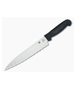 Spyderco Utility Kitchen Knife 6" SpyderEdge Black - SP-K04SBK 1
