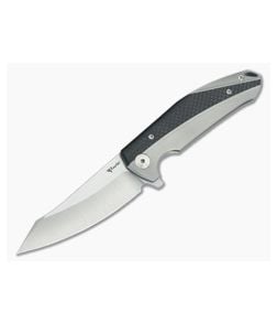 Reate Knives K-1 Carbon Fiber RWL34 Satin Flipper - RK-K1-V3 1