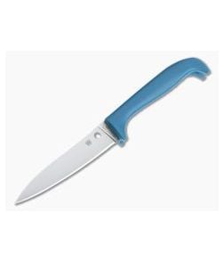Spyderco Counter Puppy Blue Plain Edge Kitchen Knife K20PBL - SP-K20PBL 1