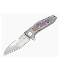 Reate Knives K-3 Mokuti Inlay Compound Ground CTS-204P Flipper - RK-K3-002 1
