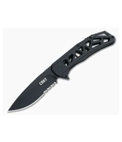 CRKT Gusset Black Serrated IKBS Flipper by Ken Onion K330KKS - CRKT-K330KKS 1