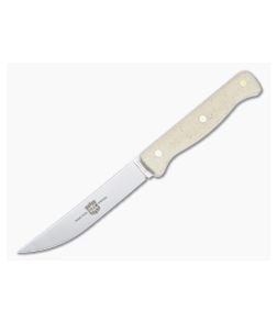 Great Eastern Cutlery Steak Knife Muslin Micarta Scales 440C Trailing Point Blade 43SS-MM - GEC-43SS-MM 1