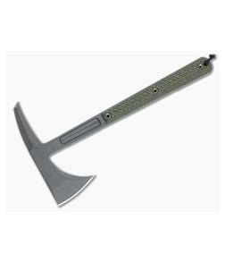 RMJ Tactical Kestrel Feather Dirty Olive 4140 Tomahawk - RMJ-KF-DO 1