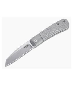 Pena Knives X Series KICKSTOP Flipper Apache Jigged Titanium Folding Knife - PK-KFA-JT 1