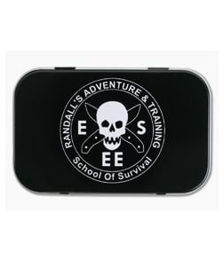 ESEE Survival Kit Tin Black RAT Logo - ESEE-KIT-CONTAINER 1