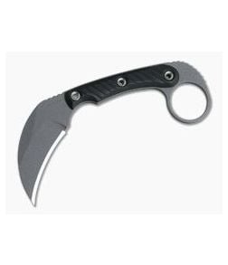 RMJ Tactical Korbin Karambit Nitro-V Black Every Day Carry Fixed Blade - RMJ-KOR-BL 1