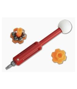Audacious Concept Titanium Knife Tool V4.0 Bit Driver Set Santa Red KT4-TIT-SNT - AC-KT4-TIT-SNT 1
