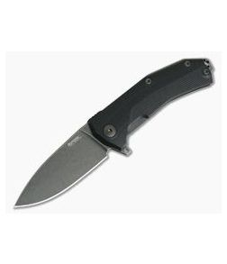 LionSteel KUR Flipper Black G10 Black PVD Blade - LS-KUR-BBK 1