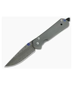 Chris Reeve Large Sebenza 21 Basketweave Damascus Blade - CRK-L21-1002 1