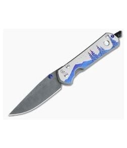 Chris Reeve Large Sebenza 21 Unique Night Sky w/Big Dipper, MOP Inlay and Nichols Raindrop Damascus L21-1058-05 - CRK-L21-1058-05 1
