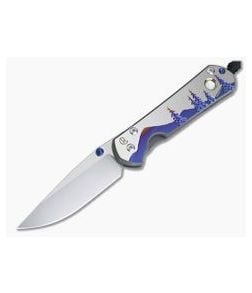 Chris Reeve Large Sebenza 21 "Night Sky" Shooting Star w/MOP Unique Graphic 1112-015 - CRK-L21-1112-015 1