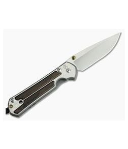 Chris Reeve Large Sebenza 21 Left Handed Macassar Ebony Wood Inlays - CRK-L21-1117 1