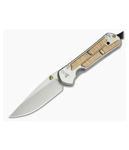 Chris Reeve Large Sebenza 21 Spalted Beech Wood Inlays 1162-002 - CRK-L21-1162-002 1