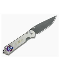 Chris Reeve Left Handed Large Sebenza 21 Damascus Unique Graphic - CRK-L21-1183 1