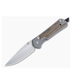 Chris Reeve Large Sebenza 21 Natural Canvas Micarta Drop Point - CRK-L21-1262 1