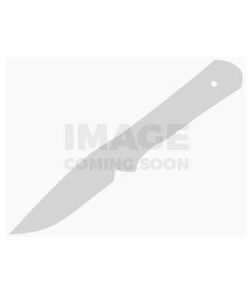 Chris Reeve Large Sebenza 21 Inlay Natural Canvas Micarta Damascus Basketweave Drop Point - CRK-L21-1268 1