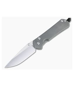 Chris Reeve Large Sebenza 31 Silver Double Lugs Polished S45VN Titanium Folder 005 - CRK-L31-1000-005 1