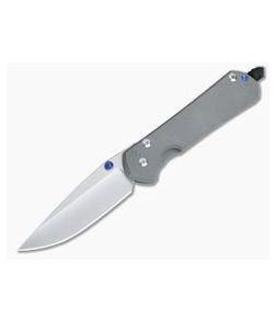 Chris Reeve Large Sebenza 31 Drop Point Stonewashed S35VN Titanium Folder - CRK-L31-1000-S35VN 1