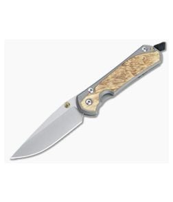 Chris Reeve Large Sebenza 31 S45VN Box Elder Inlay Folding Knife - CRK-L31-1108-002 1