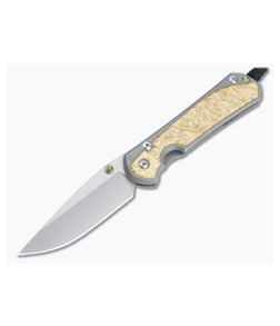 Chris Reeve Large Sebenza 31 S45VN Box Elder Inlay Folding Knife - CRK-L31-1108-003 1