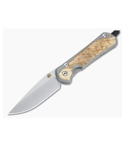 Chris Reeve Large Sebenza 31 S45VN Box Elder Inlay Folding Knife - CRK-L31-1108-004 1