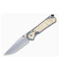 Chris Reeve Large Sebenza 31 Frame Lock Folder Box Elder Inlay MagnaCut Drop Point L31-1108-016 - CRK-L31-1108-016 1