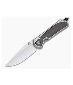 Chris Reeve Large Sebenza 31 Macassar Ebony Inlay Drop Point 001 - CRK-L31-1116-001 1