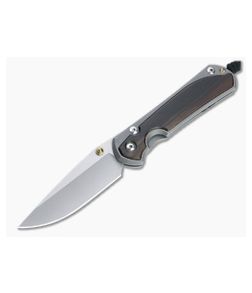 Chris Reeve Large Sebenza 31 Drop Point S45VN Macassar Ebony Inlay Folding Knife 002 - CRK-L31-1116-002 1