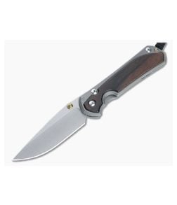 Chris Reeve Large Sebenza 31 Drop Point S45VN Macassar Ebony Inlay Folding Knife 005 - CRK-L31-1116-005 1