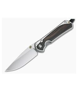 Chris Reeve Large Sebenza 31 Macassar Ebony Inlay Drop Point - CRK-L31-1116 1