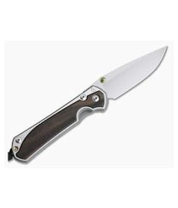 Chris Reeve Large Sebenza 31 Left Handed Macassar Ebony Inlay Frame Lock 002 - CRK-L31-1117-002 1
