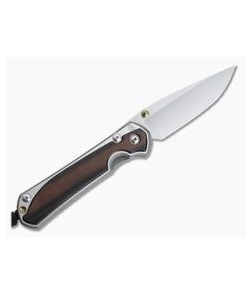 Chris Reeve Large Sebenza 31 Left Handed Macassar Ebony Inlay Frame Lock - CRK-L31-1117 1