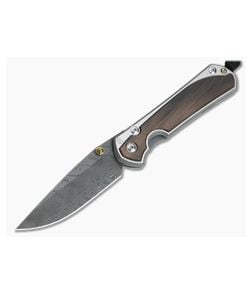 Chris Reeve Large Sebenza 31 Macassar Ebony Inlay Boomerang Damascus Drop Point - CRK-L31-1118-001 1