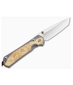 Chris Reeve Large Sebenza 31 Left Hand Tanto Box Elder - CRK-L31-1133-002 1