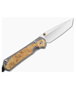 Chris Reeve Large Sebenza 31 Left Hand Tanto Box Elder - CRK-L31-1133 1