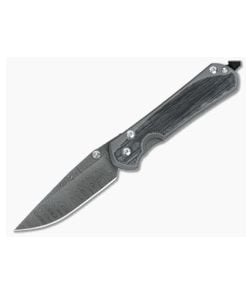 Chris Reeve Large Sebenza 31 Black Canvas Micarta Inlays Ladder Damascus Folder 002 - CRK-L31-1204-002 1