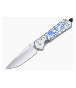 Chris Reeve Large Sebenza 31 Titanium Folder Unique Graphic MagnaCut Drop Point Blade 016 - CRK-L31-1400-016 1