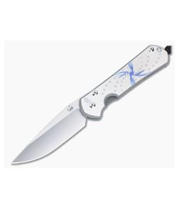 Chris Reeve Large Sebenza 31 Titanium Folder Unique Graphic MagnaCut Drop Point Blade 019 - CRK-L31-1400-019 1