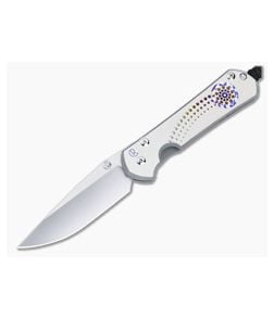Chris Reeve Large Sebenza 31 Titanium Folder Unique Graphic MagnaCut Drop Point Blade 023 - CRK-L31-1400-023 1