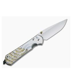 Chris Reeve Large Sebenza 31 Left Handed Unique Graphic Drop Point - CRK-L31-1401 1